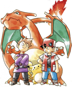 This is canon im red #pokemon #trainered #originalshipping