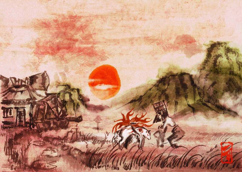 Okami: Reinventando la mitología e historia by caeolos
