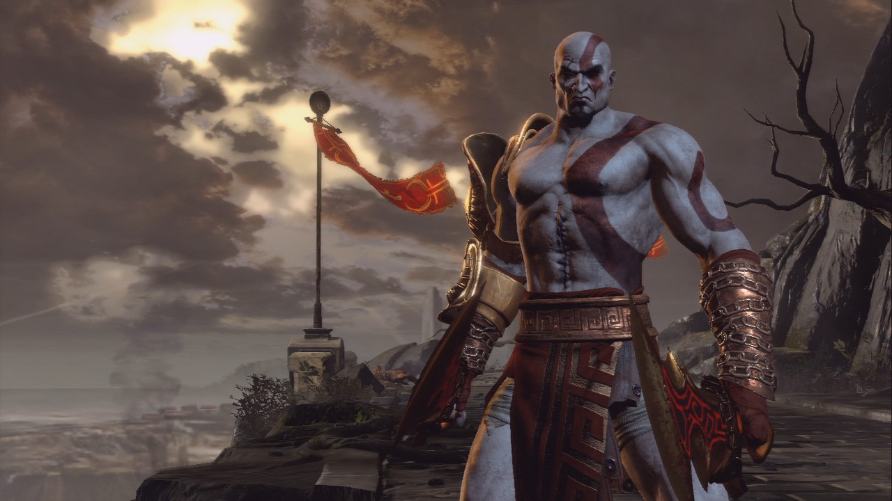 God Of War Ghost Of Sparta: crash jumping down in nexus of