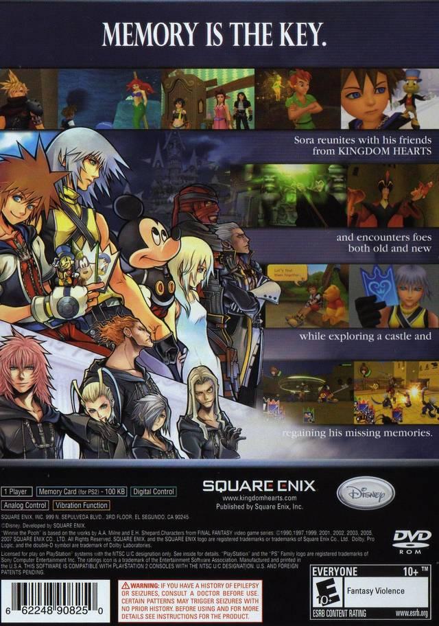  Kingdom Hearts Re:Chain of Memories : Square Enix LLC: Video  Games