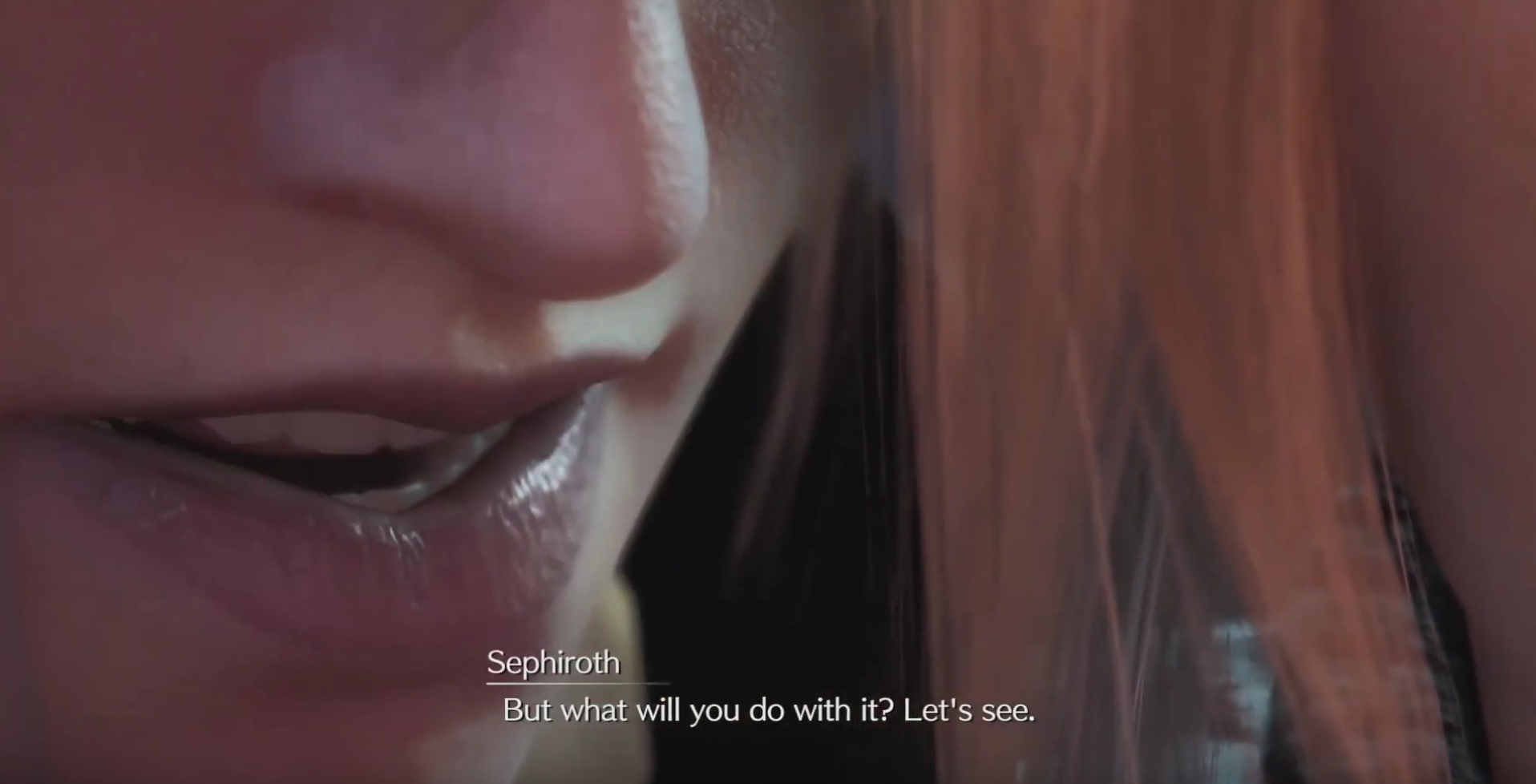 Sephiroth wondering what Cloud will do in the seven seconds till the end Sephiroth wondering what Cloud will do in the seven seconds till the end