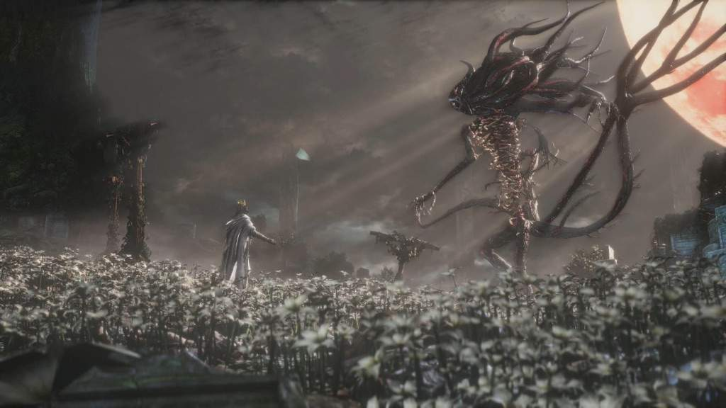 The Hunter meeting the Moon Presence