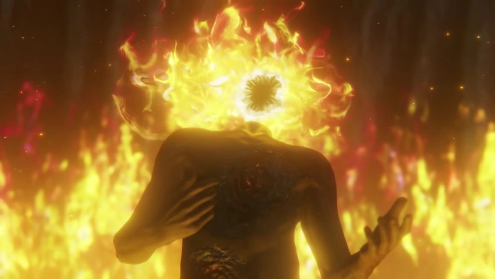 The Tarnished as the Lord of Frenzied Flame